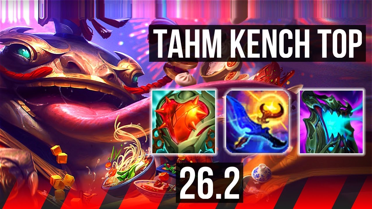TAHM KENCH vs DARIUS (TOP) | 43K damage | BR Grandmaster | 26.2