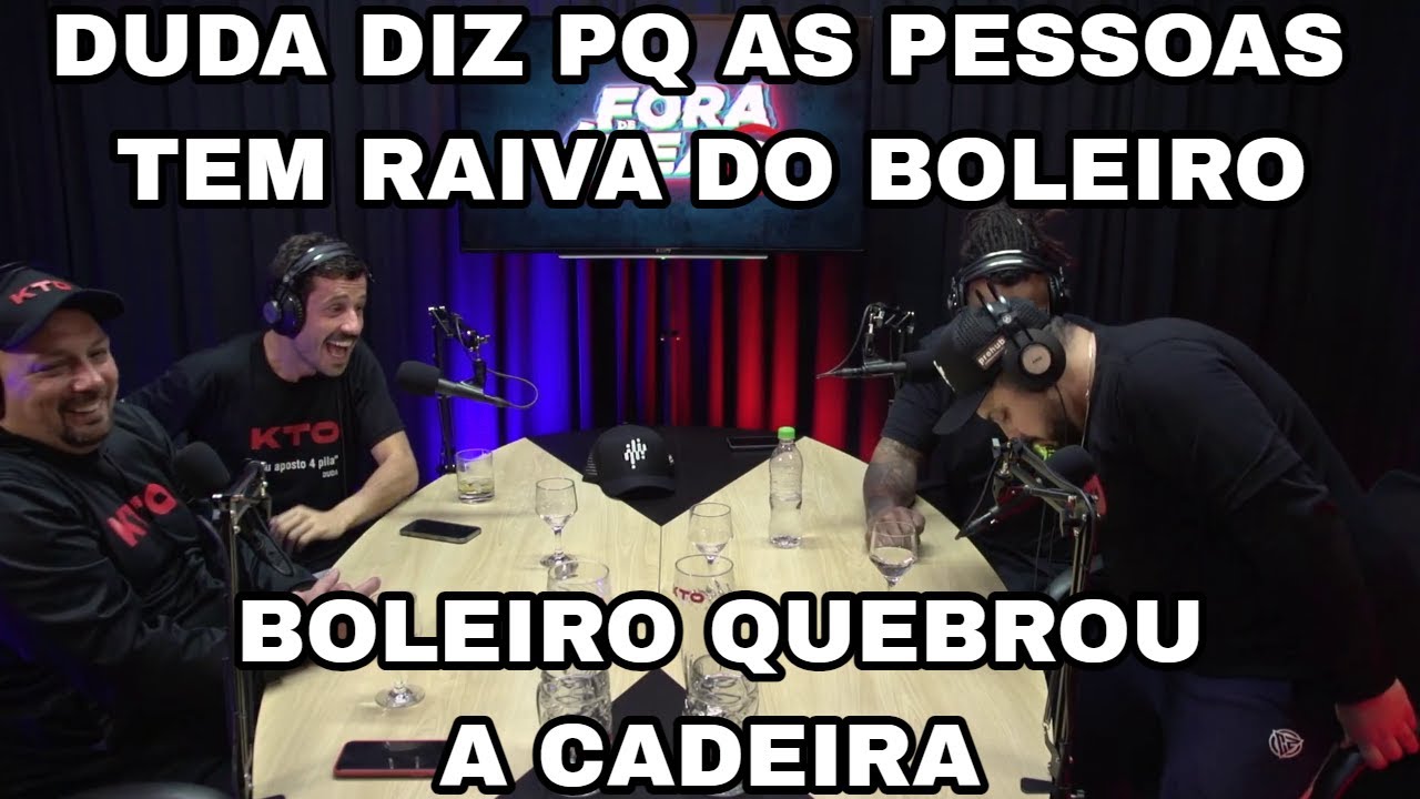 BOLEIRO QUEBROU A CADEIRA E FALOU COMO TAVA SE SENTIDO DEPOIS DE SER MUITO ZOADO