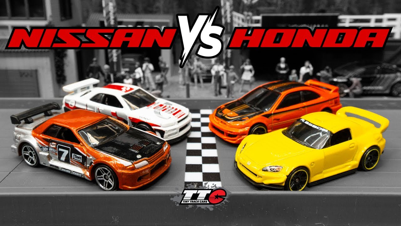 Турнир на выбывание Hot Wheels Honda против Nissan