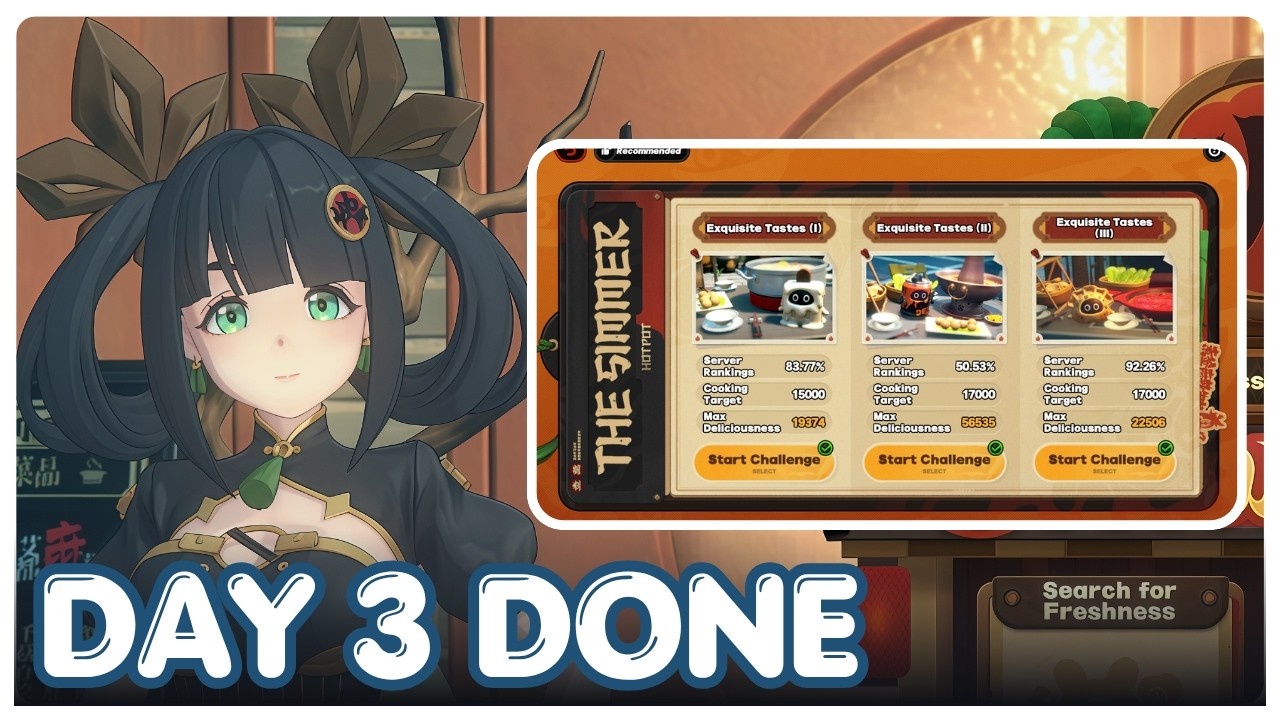 Chronicle of Simmering Flavors Day 3 - Exquisite Taste (Full Clear) | ZZZ 2.7