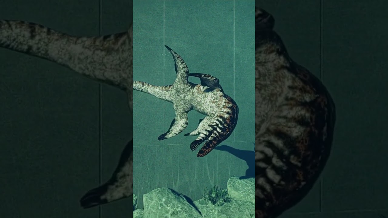 WWD Liopleurodon attack wall