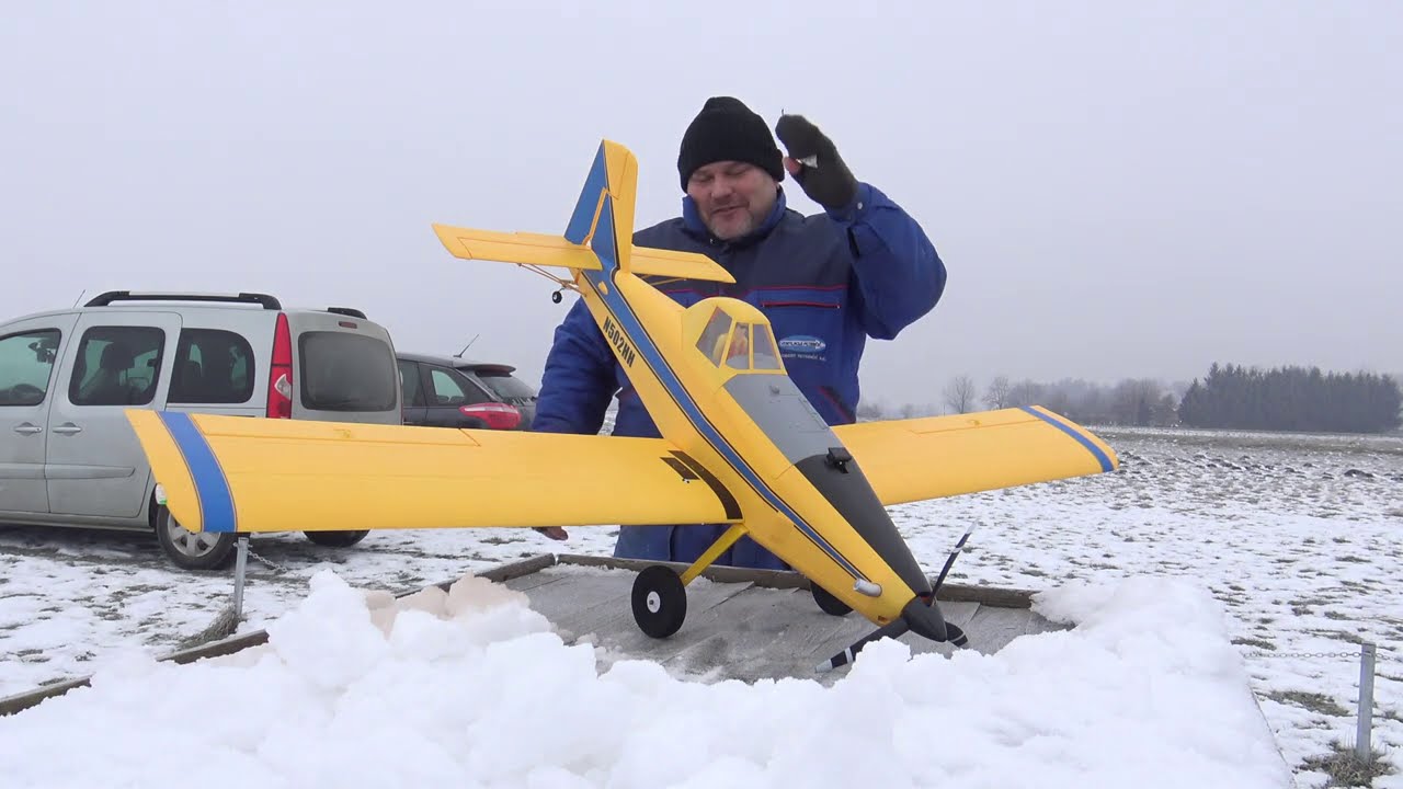 E-Flite Air Tractor 1.5m BNF Basic with AS3X and SAFE Select Maiden flight