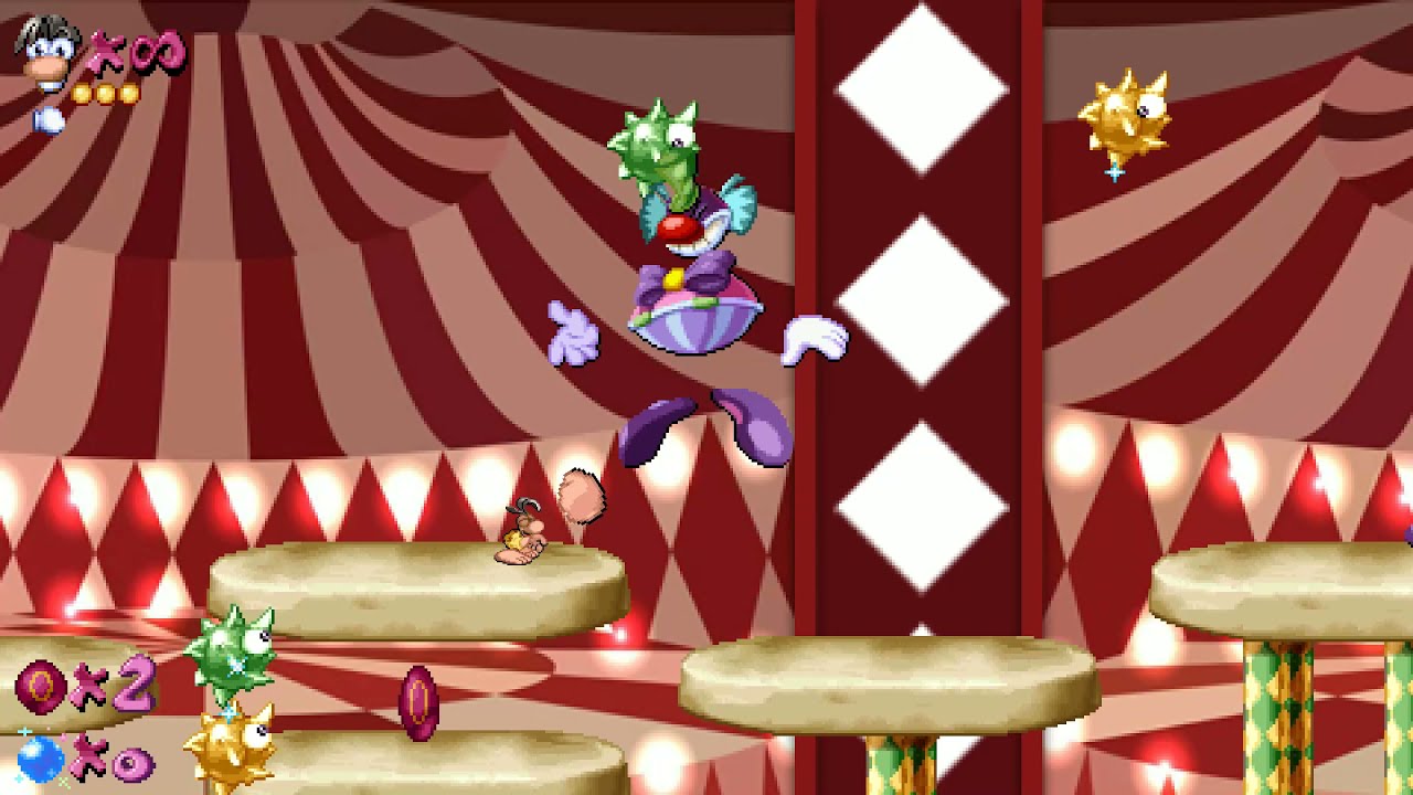 Rayman Redesigner level: Tiny Circus (Dev 100% Walkthrough)