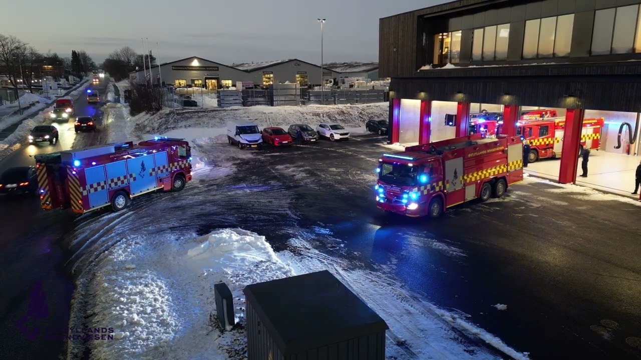 Indflytning på ny brandstation Århus syd