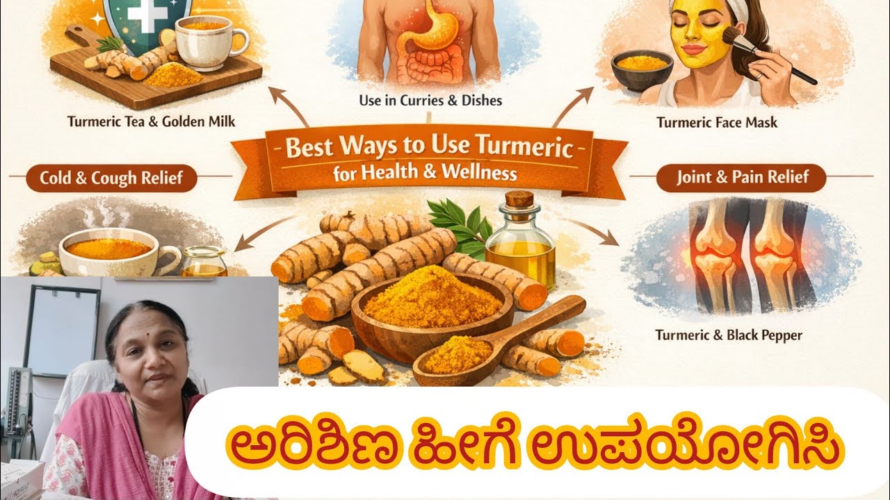 ಅರಿಶಿಣ ಹೇಗೆ use ಮಾಡಬೇಕು ಗೊತ್ತಾ? Use turmeric like this to get maximum benefit👍🙏