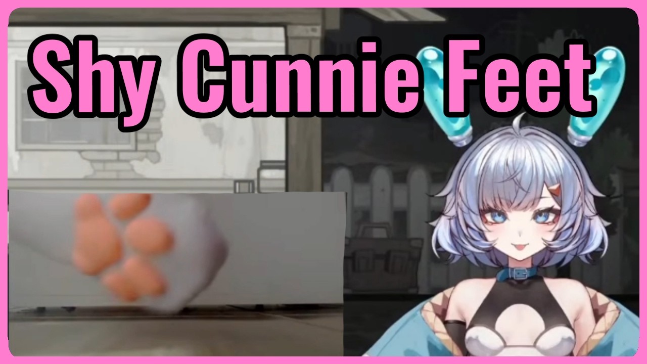 Cunnie is shy about showing her feet