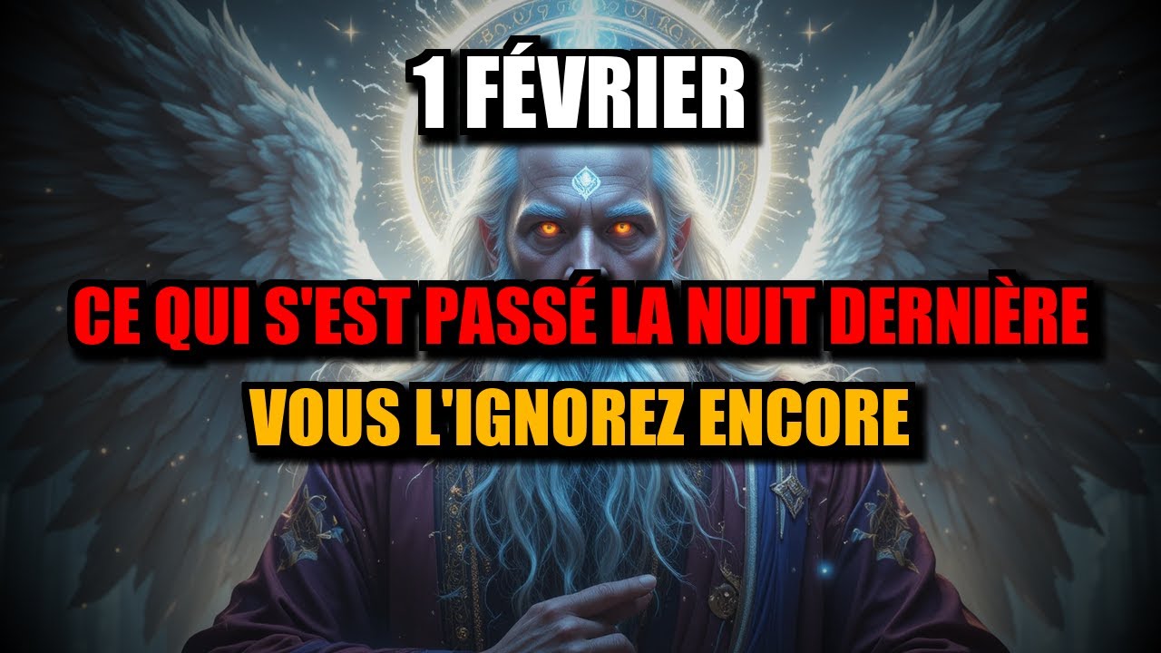 Élus Le 1er FÉVRIER, les Archanges ont été CHOQUÉS — Vous ignorez ce qui est arrivé hier soir