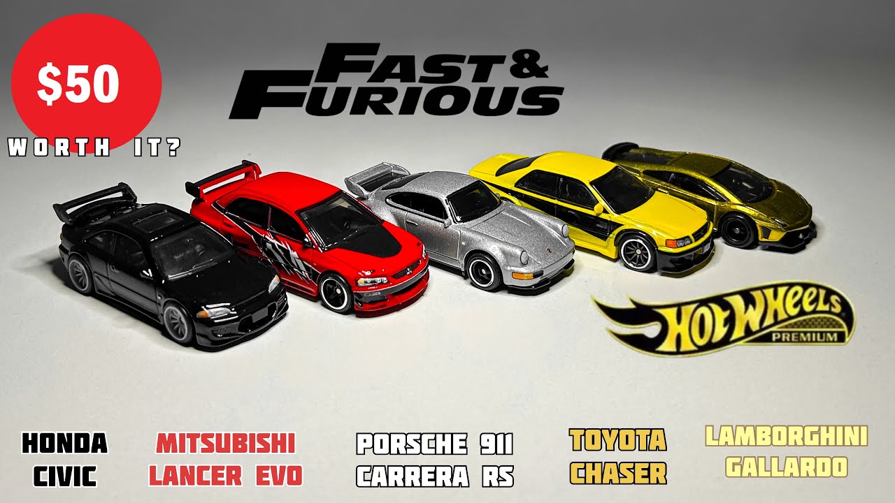 Buying this $50 set JUST for the Tokyo Drift EVO & Heist Civic? | Hot Wheels Premium Fast & Furious 