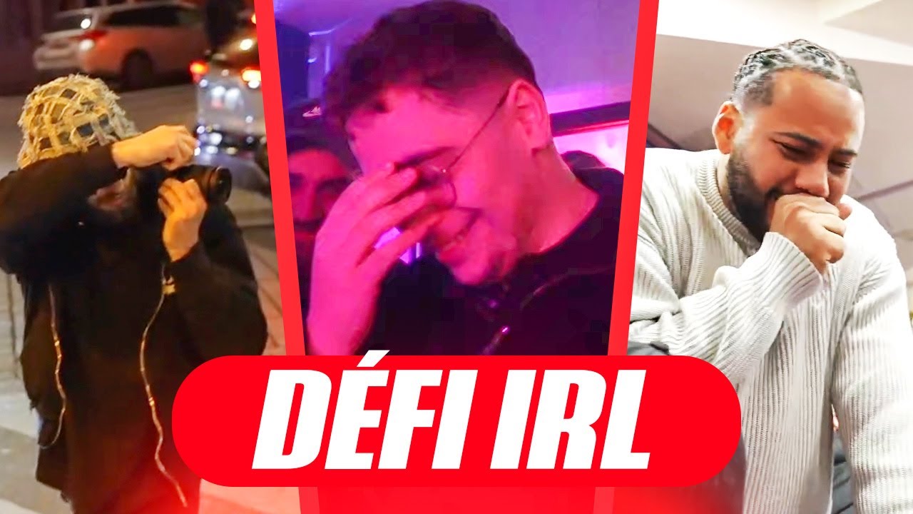 ON RÉALISE DES DÉFIS DE ZINZIN EN LIVE IRL À PARIS (Feat Byilhan, Nicotine et Hamza)