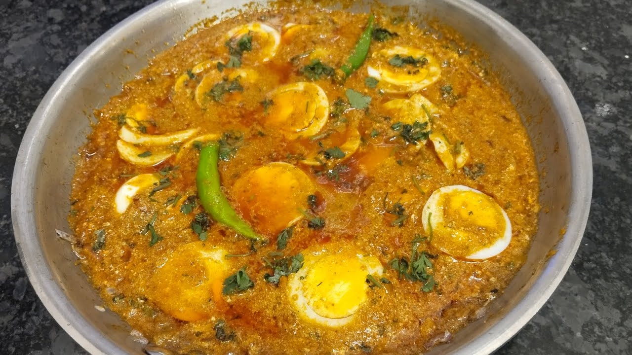 Spicy Egg Tikka Masala /Egg biryani
