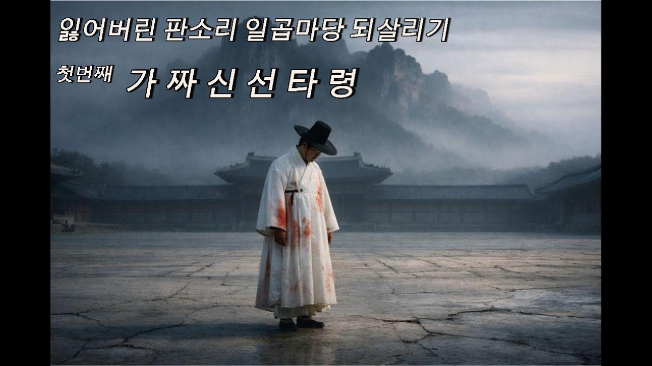 [PlayList] 🎭 가짜신선타령 완성본 (1–6곡 연작 판소리) | 잃어버린 판소리 복원