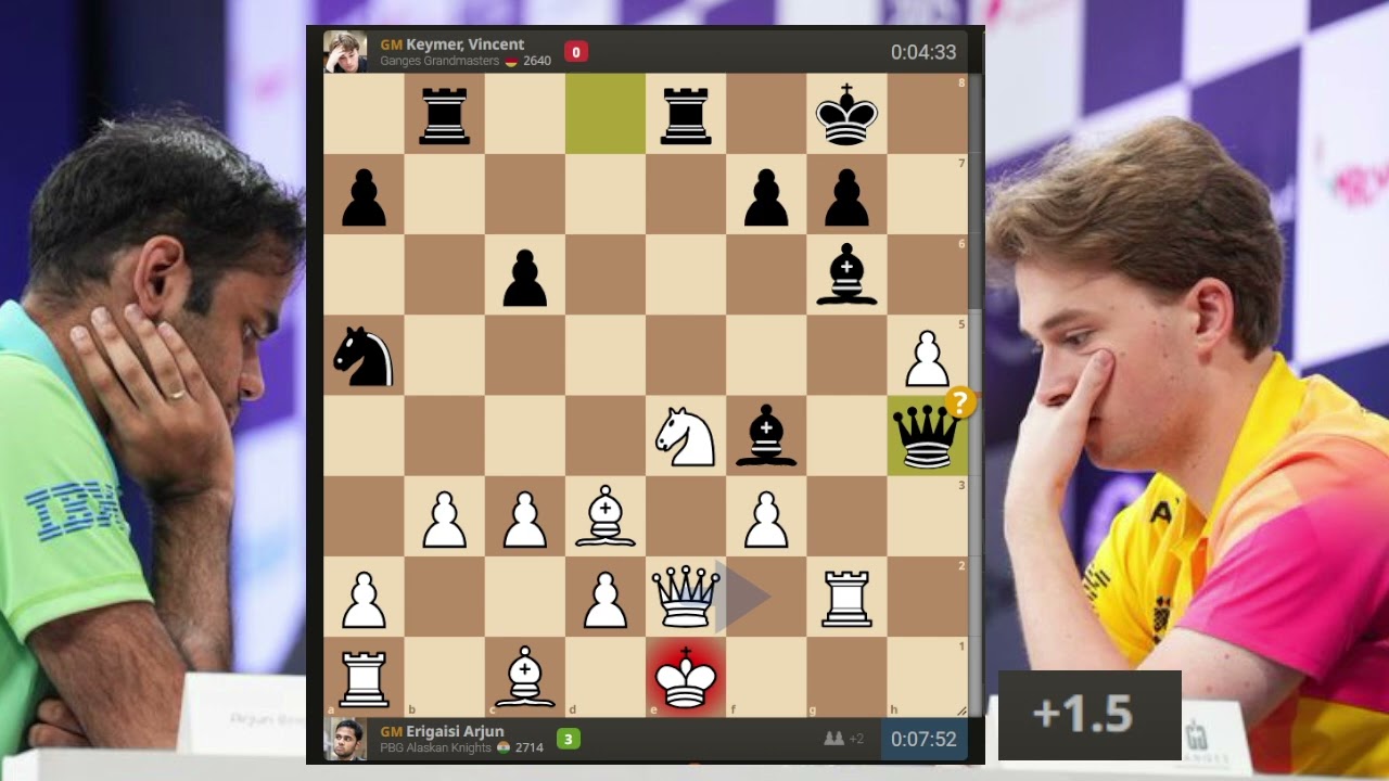 Ошибки, риск и хаос | Арджун Эригаиси против Винсента Кеймера