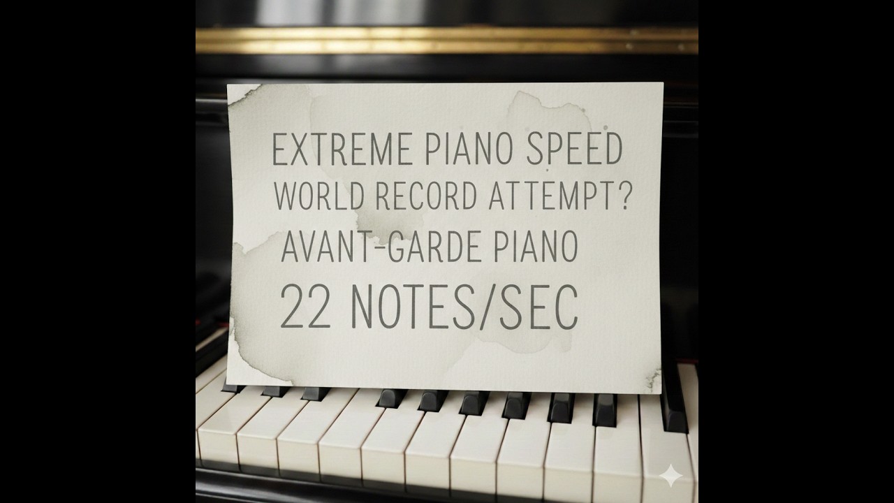 2026 02 20 21 57 18: Extreme Piano Speed - Left Hand Composition | World Record Attempt