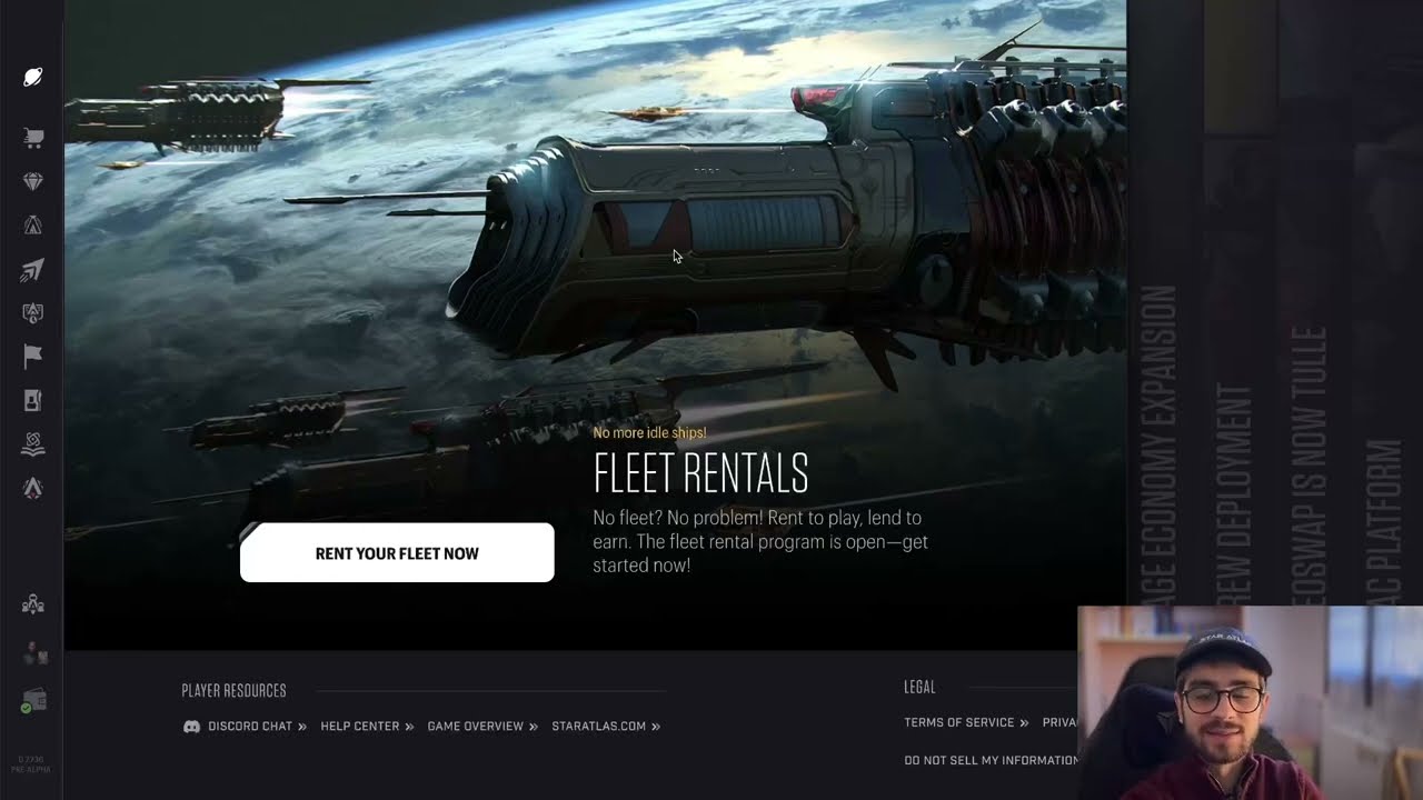 How to rent a fleet in Star Atlas and use it in Atom - Atom Tutorial #7