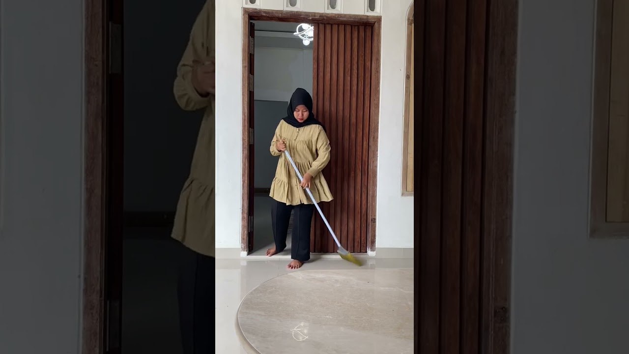Okb bersih bersih rumah lanjut numpang makan ditempat hajatan