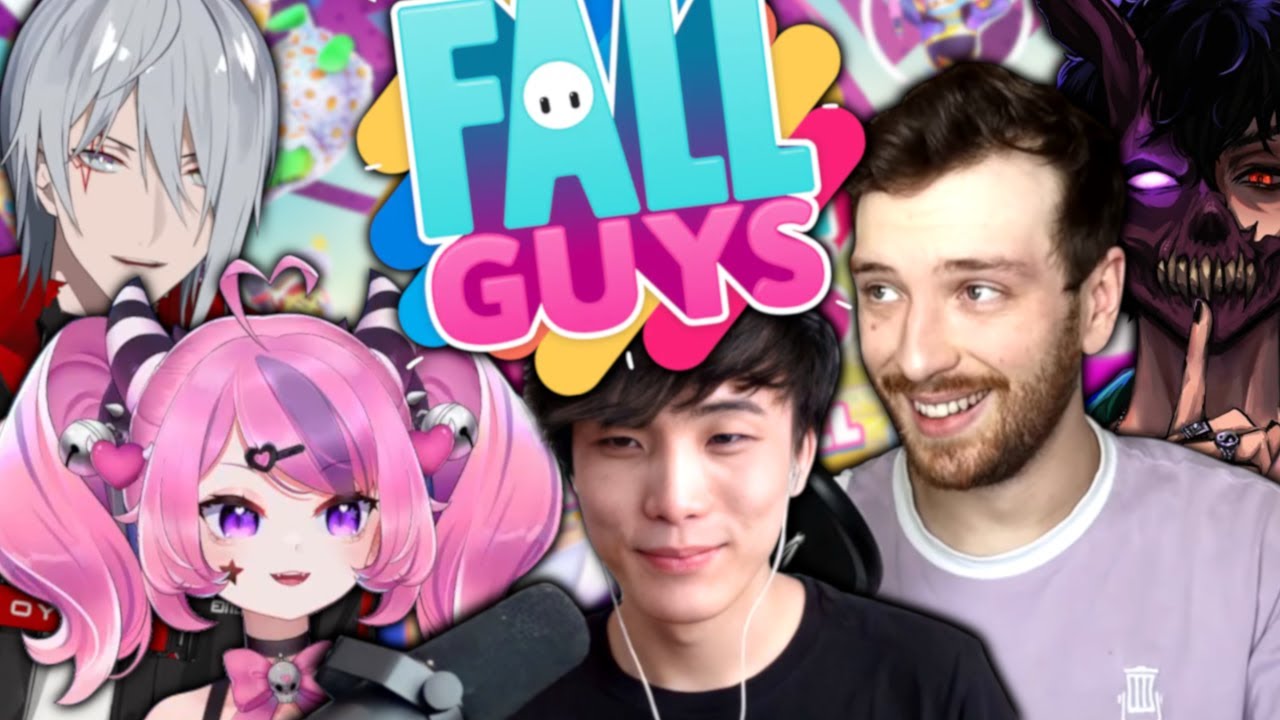 Fall Guys With Ironmouse, Sykkuno, Corpse, & Fulgur Ovid!