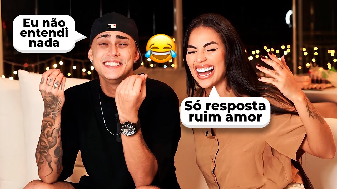 O CASAL DE VOCÊS NÃO ANDA BATENDO MUITO BEM