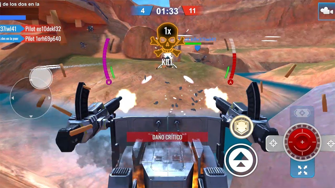 MECH WARS!! GAMEPLAY CON MUCHOS KILLS