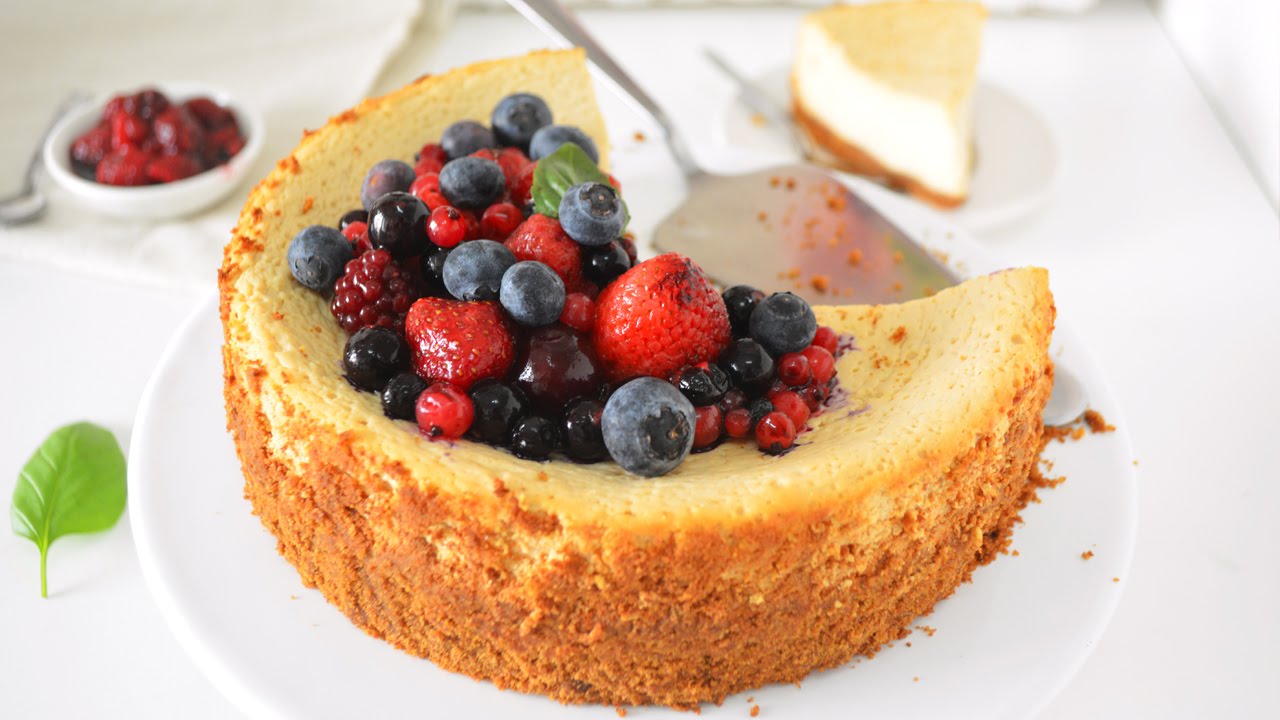 El CHEESECAKE más rico, fácil y SALUDABLE del mundo!!  | 50% menos calorías