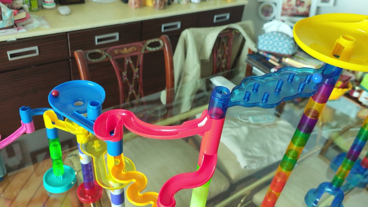 Thrilling Marble Run Race with a 3D PRINTED JUMP RAMP!