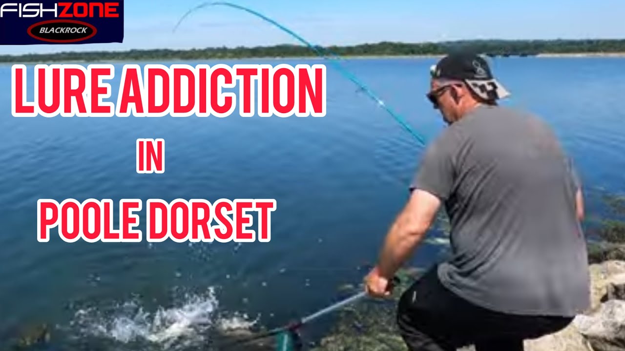 LURE FISHING WORLDS SECOND BIGGEST NATURAL HARBOUR - poole Dorset -