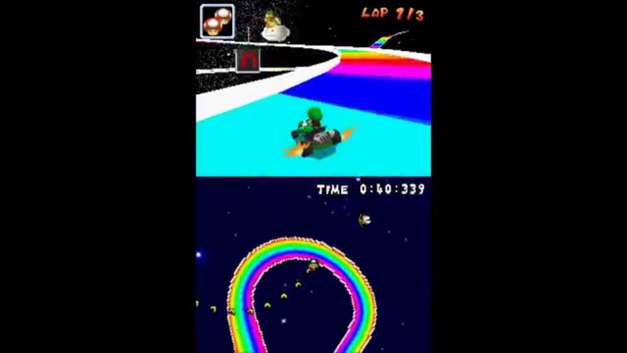 Mario Kart DS N64 Circuit Music Hack N64 Rainbow Road