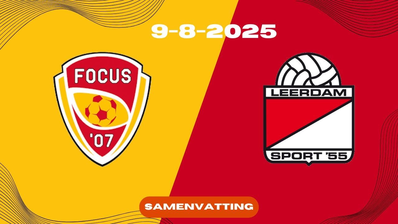 Focus'07 1 - Leerdam Sport '55 1 | Samenvatting