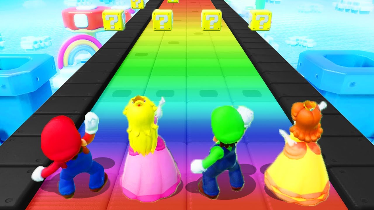 Super Mario Party - Mario vs Peach vs Luigi vs Daisy - Master CPU