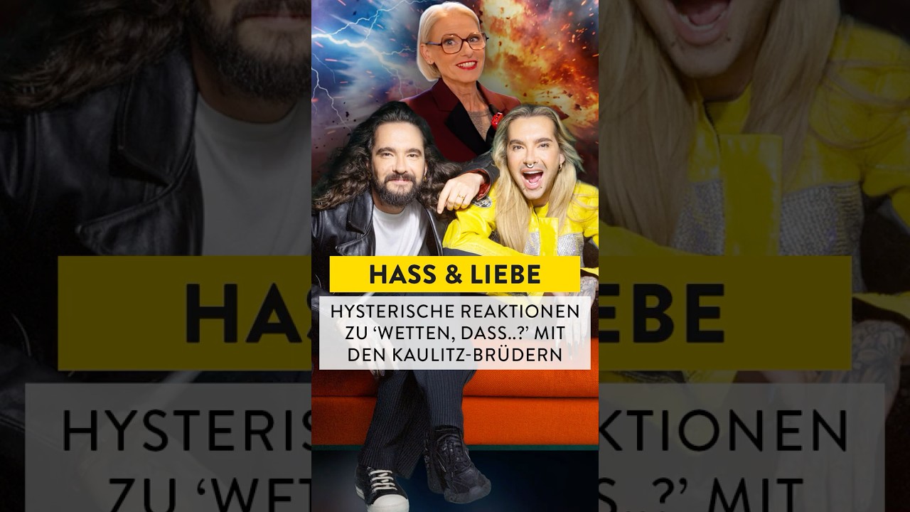 Hysterische Reaktionen zu ‘Wetten, dass..?’ mit den Kaulitz-Brüdern | WALULIS