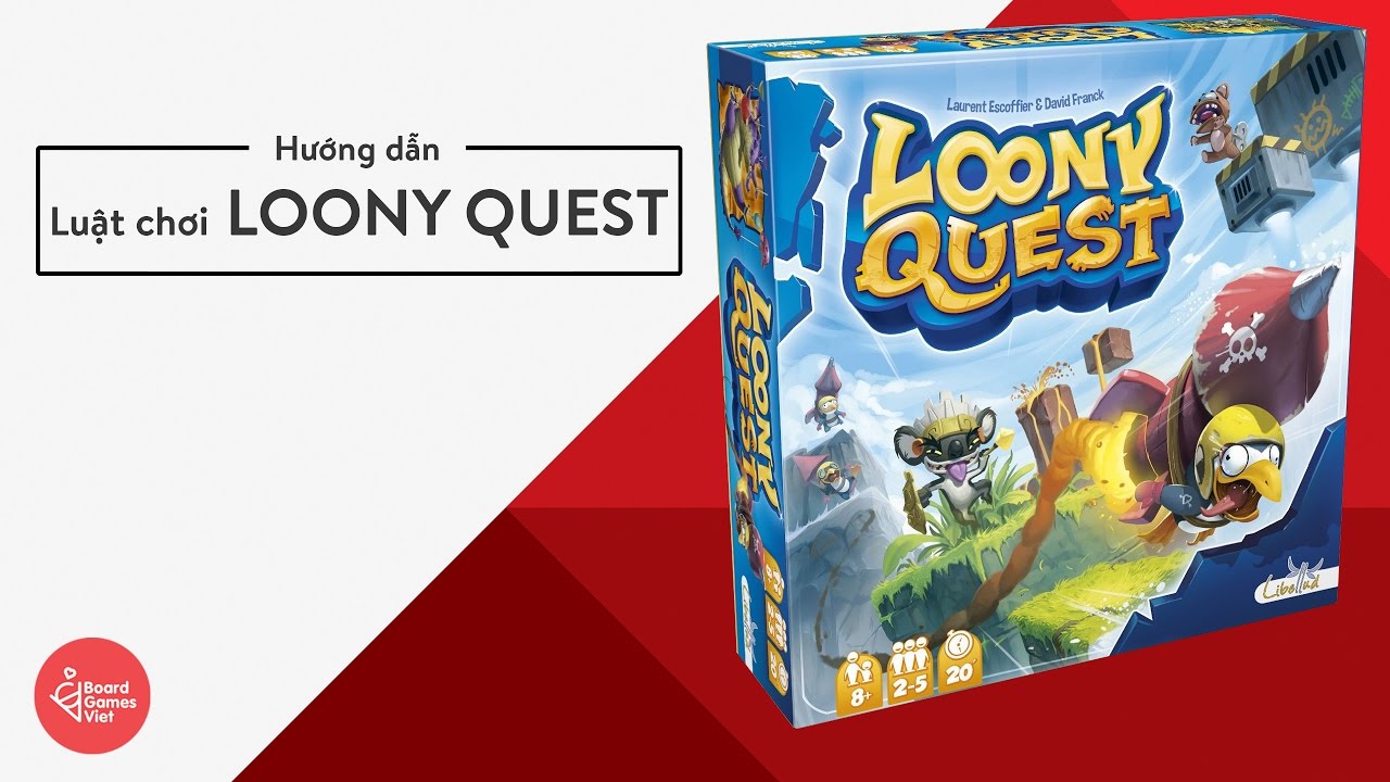 Board Games Việt - Hướng dẫn chơi board game Loony Quest
