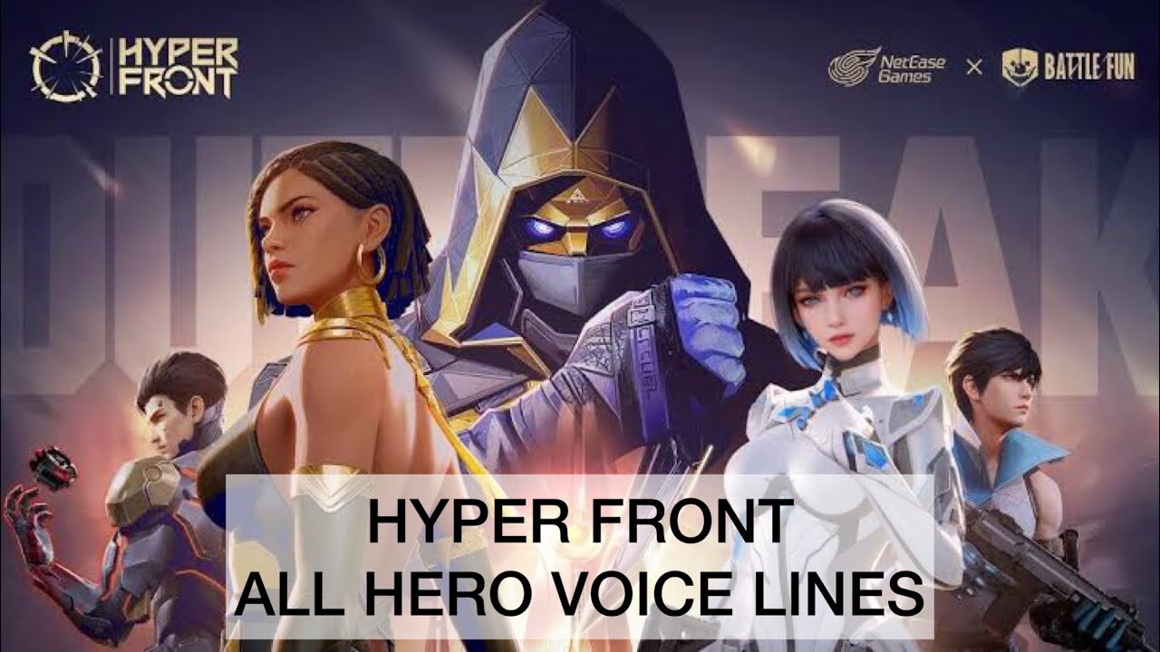 HyperFront All Hero Voicelines #hyperfront #hyperfrontlive @Hyper Front