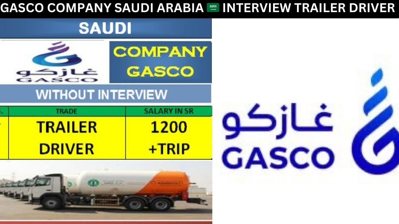 GASCO COMPANY TRAILER DRIVER // INTERVIEW // JUST DAILY VLOG. #justdailyvlog #saudiarabia