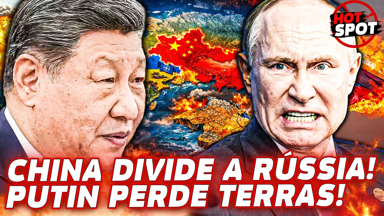 🔥Nova mapa do mundo VAZOU! China corta a Rússia! Ucrânia ganha reforço BRUTAL! | Ponto Quente