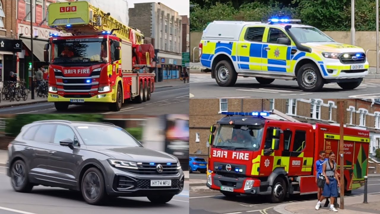 Emergency Vehicles Responding UK |  Jul - Aug 2025 Compilation