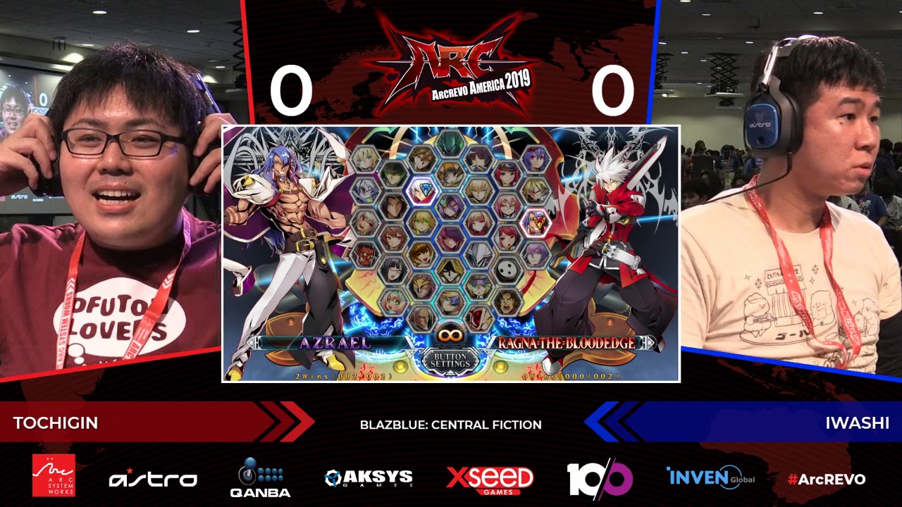 ArcRevo America 2019: BlazBlue: Central Fiction - Top 32