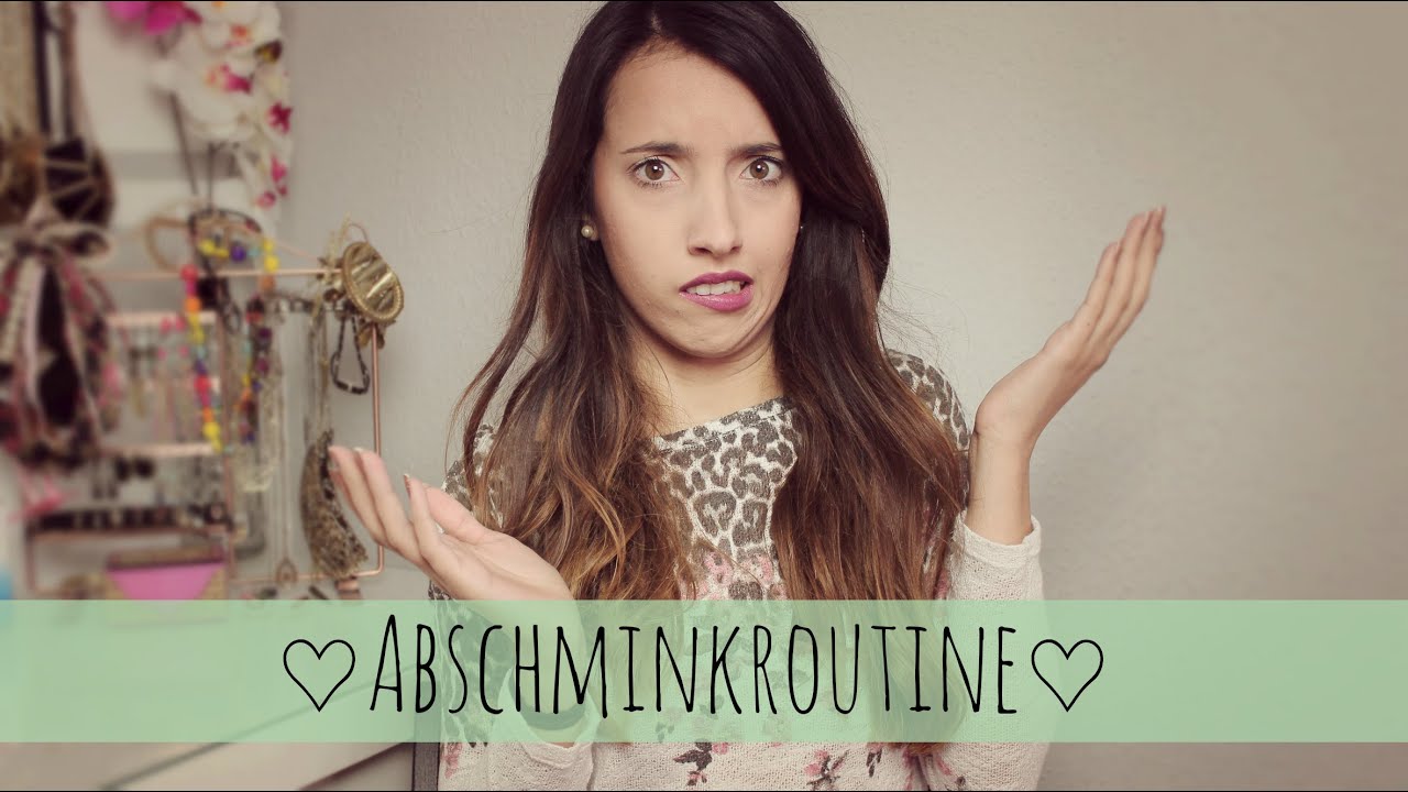 ♡Meine vorgelogene Abschminkroutine♡ | Parodie
