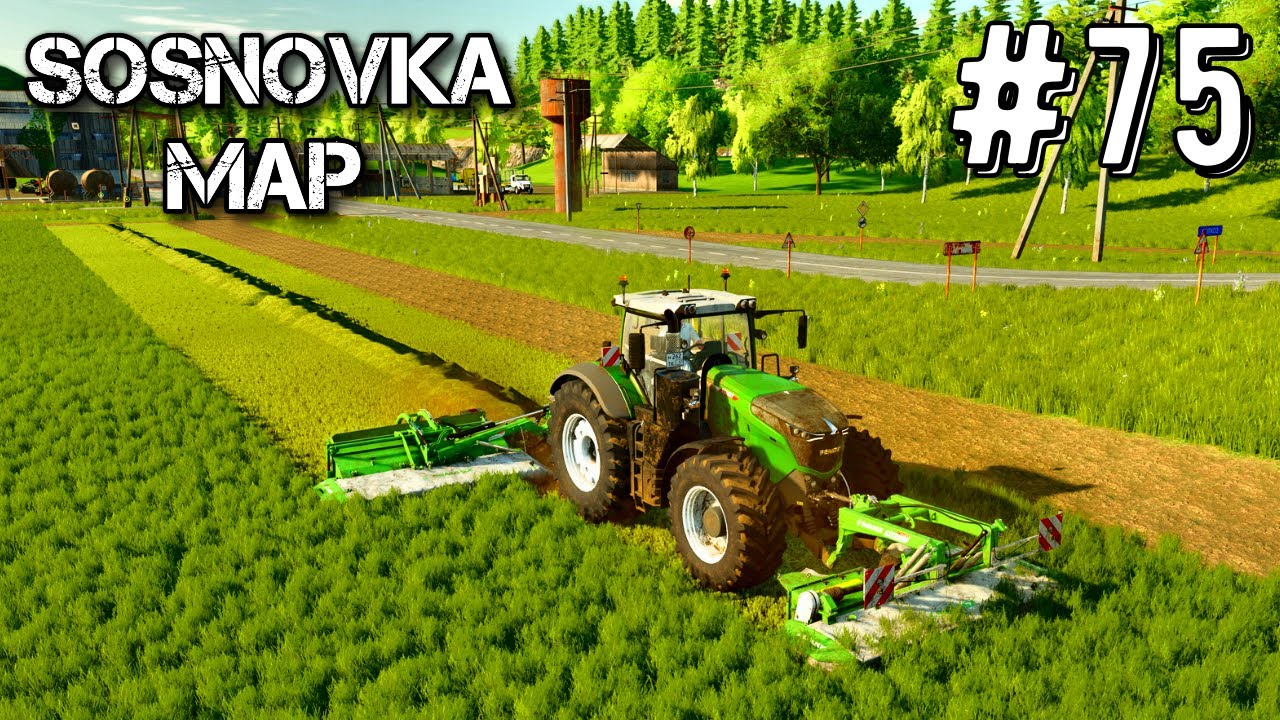 Farming Simulator 25 Карта Сосновка Таймлапс Эпизод #75 Мегаферма fs25 геймплей
