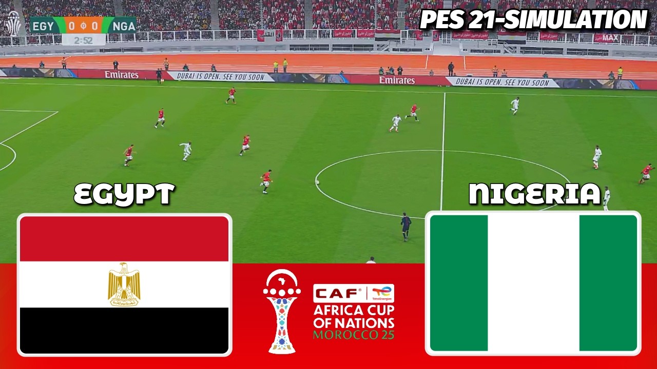 Egypt vs Nigeria | AFCON 2025 | 3rd Place | PES 21 Simulation