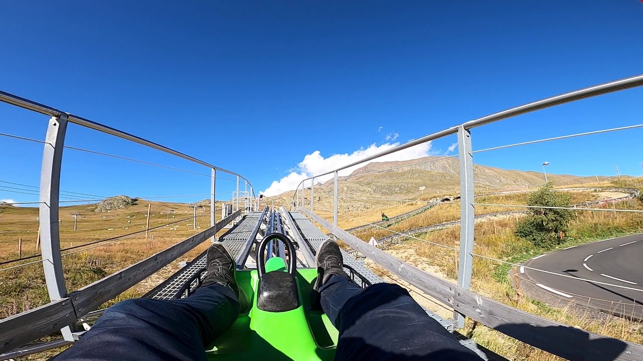 Tour de Luge sur Rail des Bergers, Alpe d'Huez - Pov On Ride - GoPro Hero 8 Black - Août 2020 ! [HD]