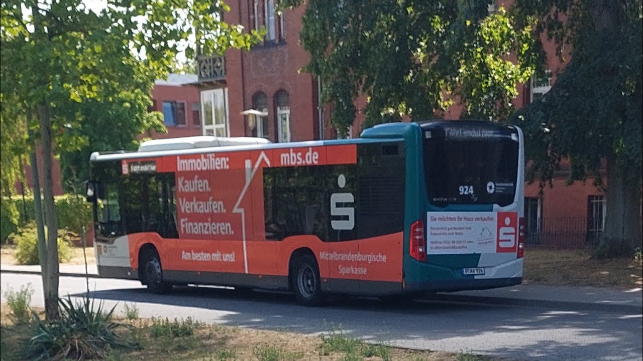 Bus Potsdam | Mitfahrt auf dem Kompl. 696 Von/bis S Griebnitzsee/Süd via. R.-Baberske-Str. im C2 92 