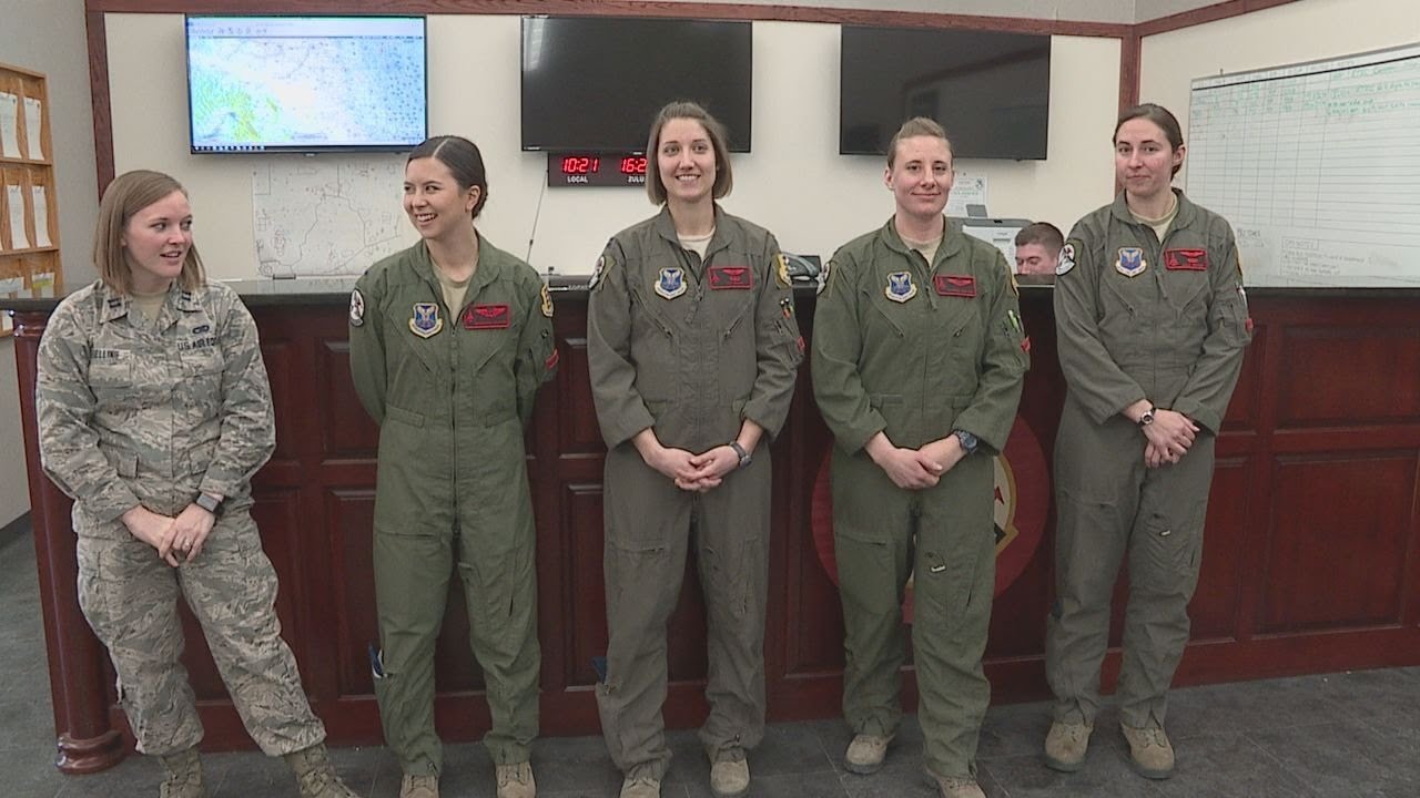 All Female B-1 Bomber Squadron Pilots Makes History at Ellsworth AFB