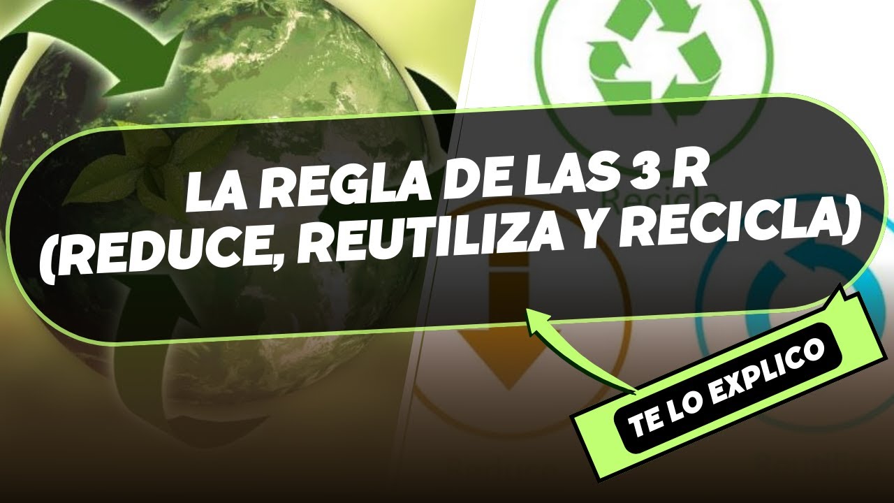 LA REGLA DE LAS 3 R (Reduce, Reutiliza y Recicla) Explicacion Facil