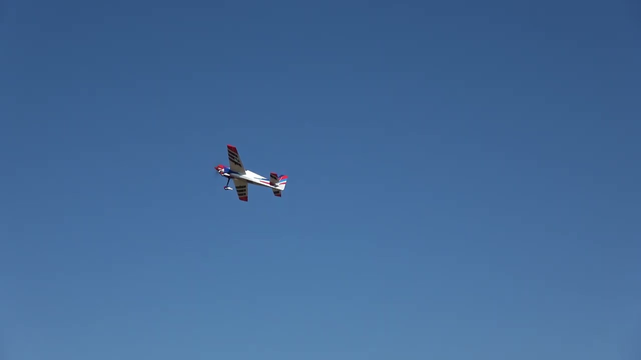Hoss Flying his EF Laser for first time this year