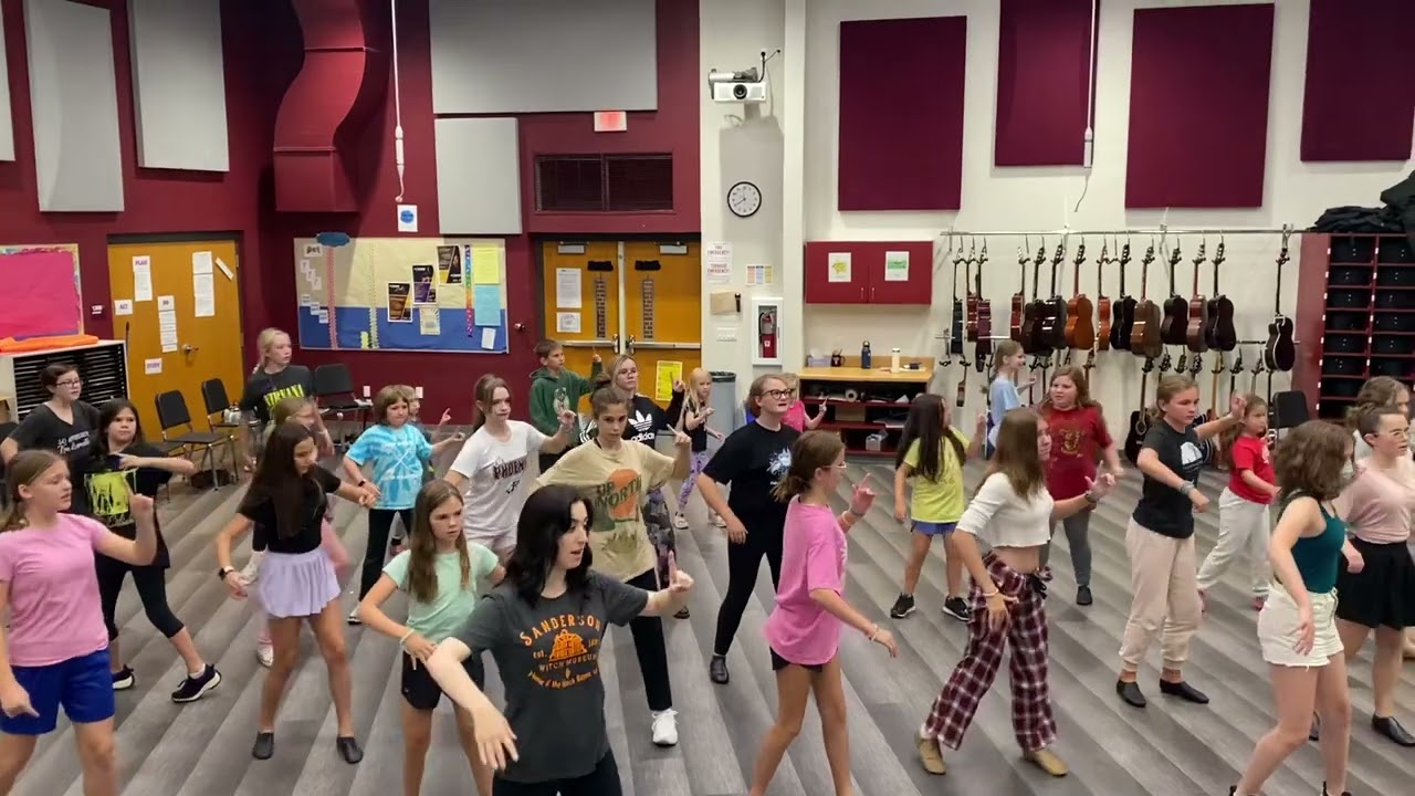 Fish Are Friends Rehearsal Choreo