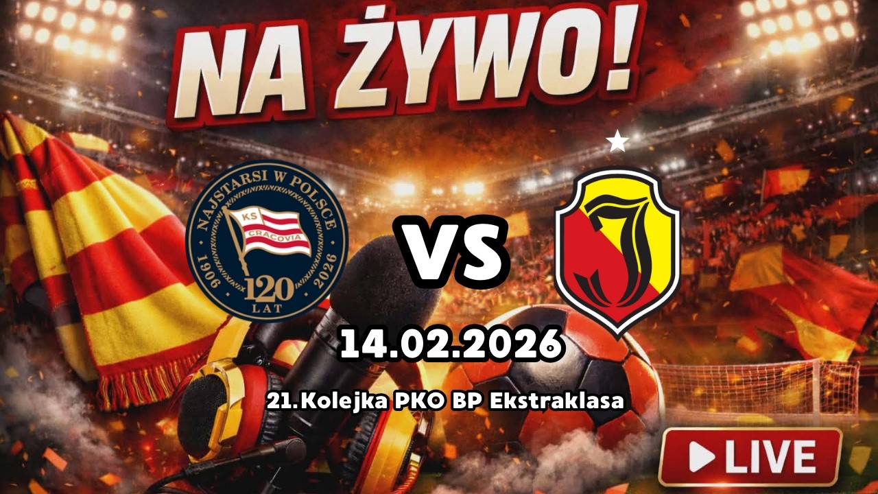 PKO BP Ekstraklasa - Cracovia Kraków - Jagiellonia Białystok