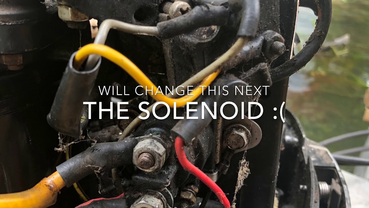 1980’s Mercury two stroke starter and solenoid change
