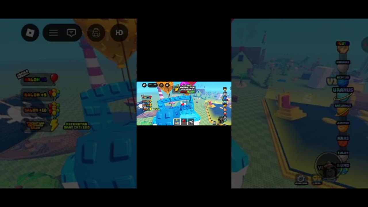 Dunia Roblox -  Permainan Balon, kita terbang ke langit guys.#gaming #games #roblox #youtube 