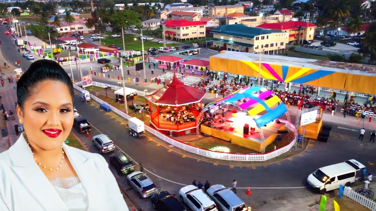 FIRST LADY of GUYANA Unveils The Newly TRANSFORMED Kingston Seawall