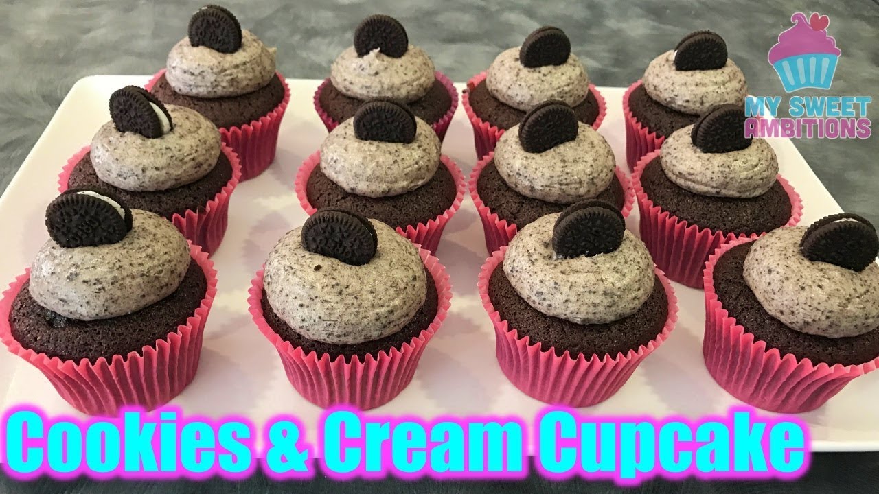 Cookies & Cream Cupcake - mysweetambitions
