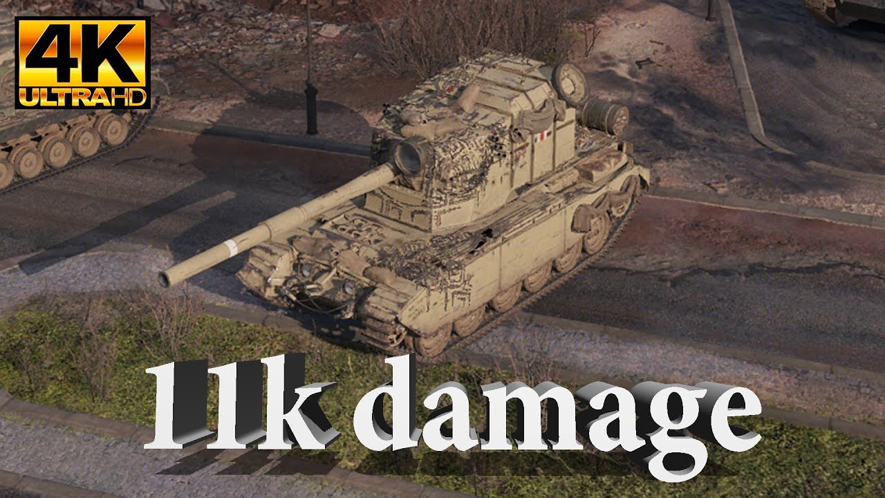 FV4005 Stage II Video | 11k Damage, 7 Kills, 1408 XP | World of Tanks Ultra HD 4K Replay
